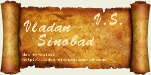 Vladan Sinobad vizit kartica